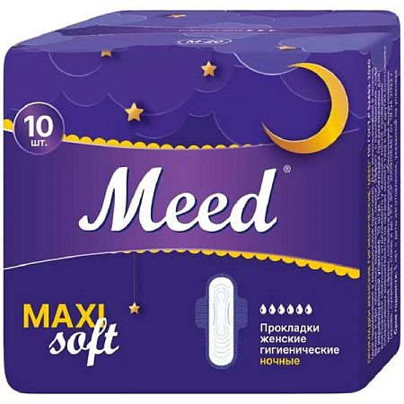 ✔️Meed Прокладки 6к 10шт Maxi Soft - купить за  в г. Махачкале