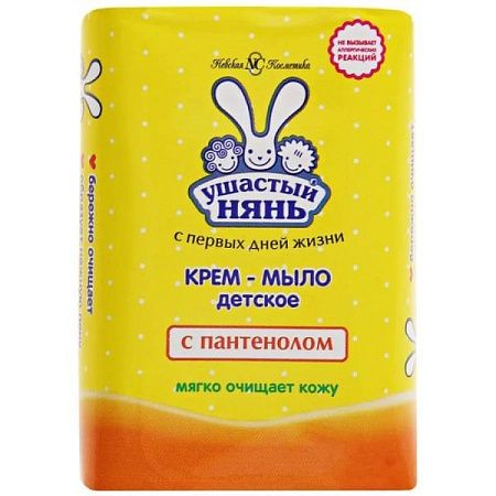 УШАСТЫЙ НЯНЬ Мыло-крем с пантенолом 90гр/72шт от магазина МылоПорошок