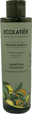 Ecolatier GREEN Шампунь для волос250 мл ЗДОРОВЬЕ & КРАСОТА Серия ORGANIC MARULA,  от магазина МылоПорошок