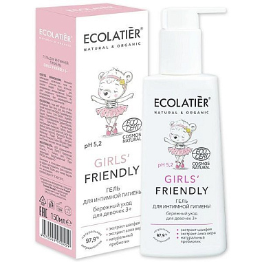 ✔️ECL baby Гель для интимной гигиены Girls' Friendly 3+ (Ecocert), 150 мл - купить за  в г. Махачкале