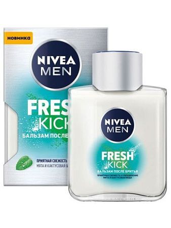 ✔️NIVEA Бальзам после бритья 100мл  Fresh Kick - купить за  в г. Махачкале