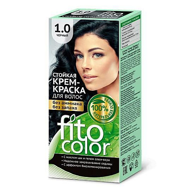 ✔️Fito color 1.0 Черный крем-краска для волос - купить за  в г. Махачкале
