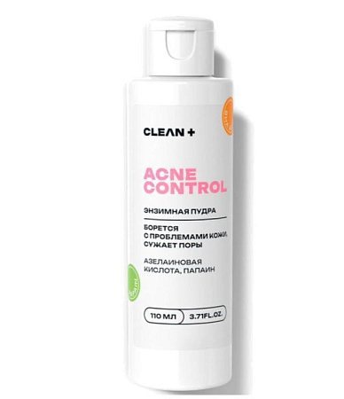 ✔️Clean Plus Энзимная пудра 110мл Acne Control - купить за  в г. Махачкале