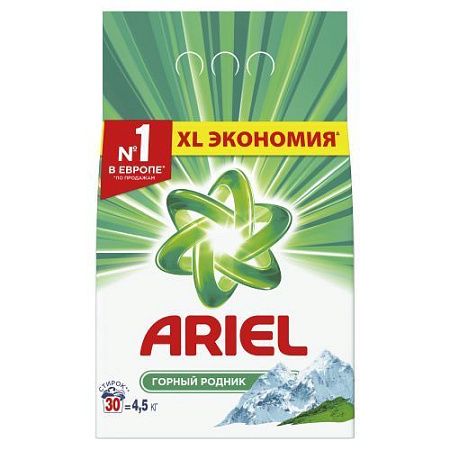 ✔️ARIEL Авт СМС порошк. Горный родник 4.5кг - купить за  в г. Махачкале