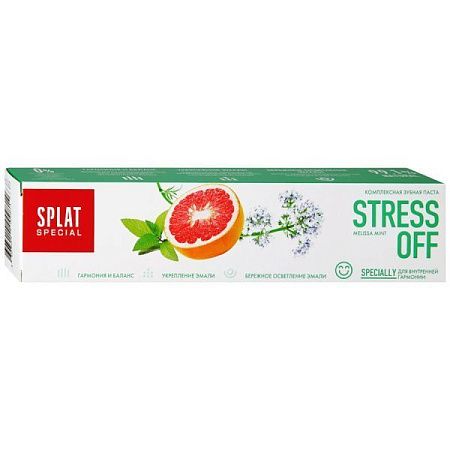 ✔️Зубная паста SPLAT Special 75мл STRESS OFF - купить за  в г. Махачкале