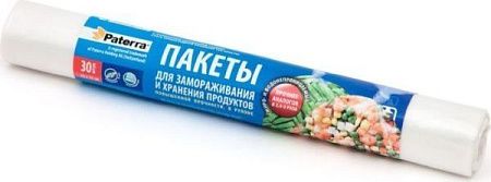 ✔️PATERRA Пакеты для хранения и замораж. продутов 30шт  - купить за  в г. Махачкале