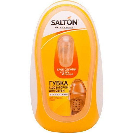 ✔️САЛТОН Губка для обуви 7мл Гладкая кожа Бесцветный - купить за  в г. Махачкале