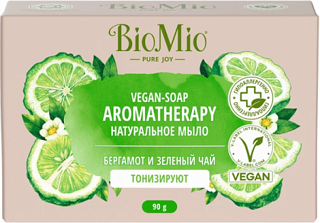 BioMio BIO-SOAP Натуральное мыло 90гр Бергамот и зеленый чай от магазина МылоПорошок