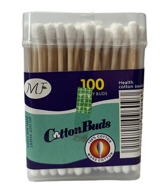 ✔️Cotton Buds Ватные палочки деревянные 100шт корея - купить за  в г. Махачкале
