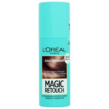 L'Oreal Paris Magic Retouch Спрей для отросших волос 75 мл Каштановый от магазина МылоПорошок