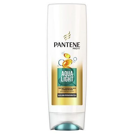 PANTENE Бальзам-ополаскиватель 400мл Легкий питательный и укрепляющий Aqua Light д/тонк/скл.к жир.в от магазина МылоПорошок