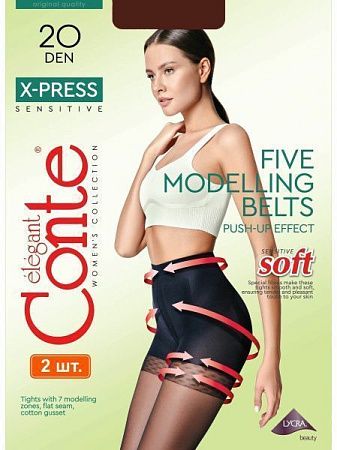 ✔️Conte X-press Колготки 20den 4L SHADE - купить за  в г. Махачкале