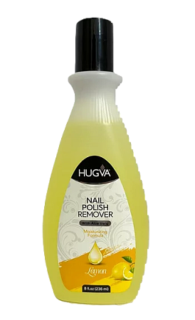 ✔️HUGVA Жидкость для снятия лака 236мл Лимон - купить за  в г. Махачкале