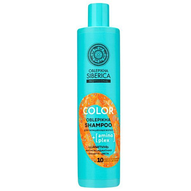 OBLEPIKA SIBERICA Шампунь д/волос 400мл Защита цвета от магазина МылоПорошок