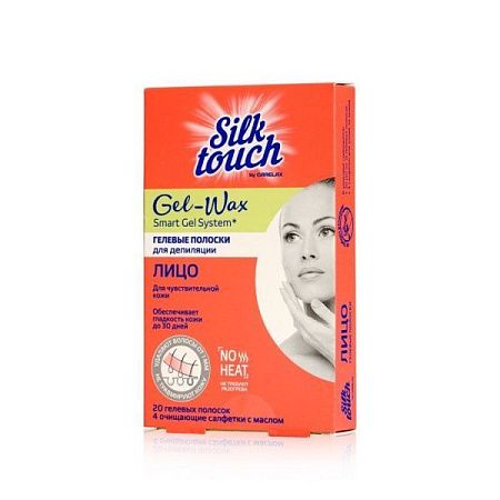 ✔️CARELAX Silk Touch для депиляции полоски/восковые Gel wax лицо 20шт/12шт (42190) - купить за  в г. Махачкале