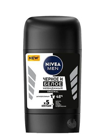 ✔️NIVEA Дез-стик муж. 50мл невидимый ч/б - купить за  в г. Махачкале