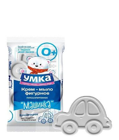 Умка Крем-Мыло детское фигурное "Машинка" 60гр от магазина МылоПорошок