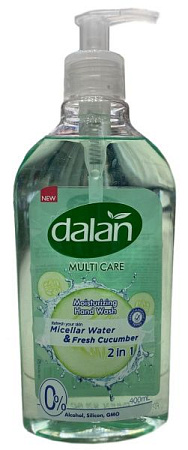 Dalan Multi Care жидкое мыло 2в1 400мл Мицеллярная вода и Свежий огурец/12 от магазина МылоПорошок