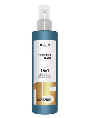 Ollin Perfect hair Крем-Спрей д/волос  250мл несмываемый 15в1  от магазина МылоПорошок