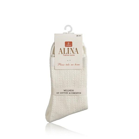 ✔️Alina Носки женские 36-41 Бесшовные белые - купить за  в г. Махачкале