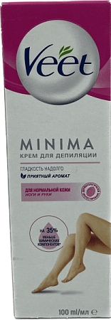 ✔️Крем для депил Veet  д/норм/к MINIMA 100мл - купить за  в г. Махачкале