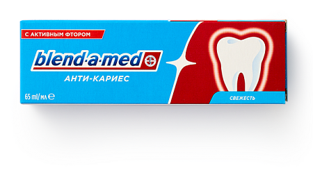 ✔️BLEND_A_MED Зубная паста 65мл Анти_Кариес Свежесть - купить за  в г. Махачкале