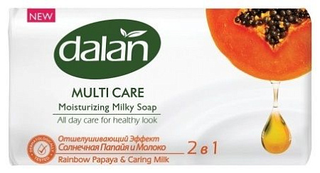 Dalan Multi Care увлажняющее крем-мыло 150г Папайя и Молоко от магазина МылоПорошок