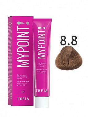 TEFIA MYPOINT Краска для волос 8.8 светлый блондин коричневый  от магазина МылоПорошок