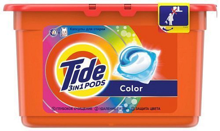 ✔️TIDE  СМС жидк. в раствор.капсулах Color 12*24.8г - купить за  в г. Махачкале