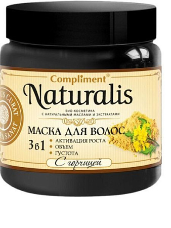 Compliment Naturalis Маска д/волос 3в1 500мл с горчицей от магазина МылоПорошок