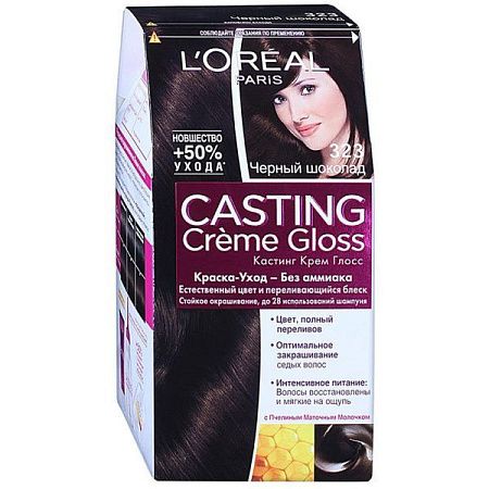 L'Oreal Paris Краски Casting Crème Gloss Крем 323 (Черный шоколад) от магазина МылоПорошок