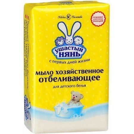 УШАСТЫЙ НЯНЬ Мыло хоз. с отбелив.эффектом 180гр/36 от магазина МылоПорошок