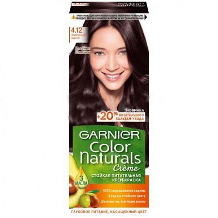 GARNIER Color Naturals Creme 4.12 Холодный Шатен от магазина МылоПорошок