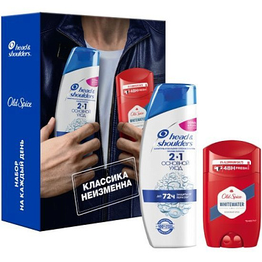 ✔️HEAD S SHOULDERS ПН Шмп-бальз пр/перхоти 200мл+ OS Твердый дез Whitewater - купить за  в г. Махачкале