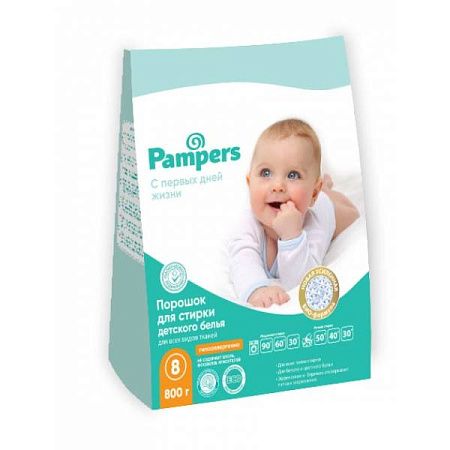 ✔️Pampers Порошок для стирки детского белья 800гр Заботливая мама/15 - купить за  в г. Махачкале