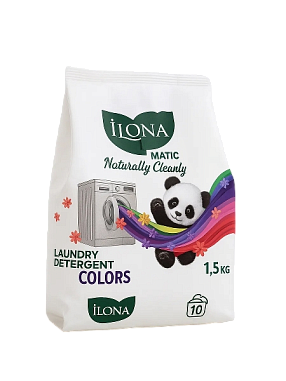 ✔️ILONA Стиральный порошок 1,5кг Color/12 - купить за  в г. Махачкале