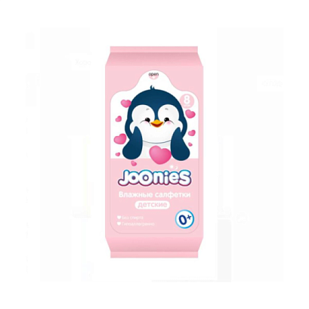 ✔️Joonies Влажные салфетки 8шт Детские - купить за  в г. Махачкале