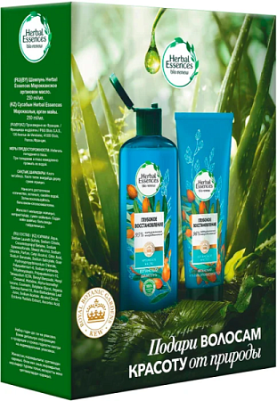 ✔️HERBAL ESSENCES ПН Шампунь 250мл + Бальзам 180мл Марокканское аргановое масло - купить за  в г. Махачкале