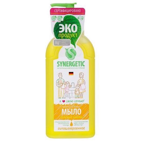 SYNERGETIC Мыло жидкое 0,5л Полевые цветы от магазина МылоПорошок