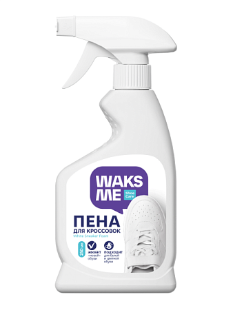 ✔️WAKSME Sneaker Foam пена д/белой обуви 150мл - купить за  в г. Махачкале
