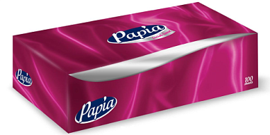 ✔️PAPIA Салфетки бумажные 2х слойные 100листов (кор) - купить за  в г. Махачкале