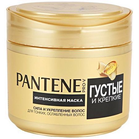 PANTENE Маска 300мл Интенсивная маска Густые и крепкие от магазина МылоПорошок