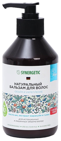 SYNERGETIC Бальзам д/волос 750мл Объёи и укрепление от магазина МылоПорошок