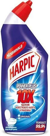 ✔️HARPIC Power Plus 10x Удаление известкового налета и ржавчины Original 700мл - купить за  в г. Махачкале