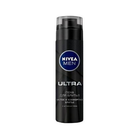 ✔️NIVEA ULTRA Пена для бритья 200мл С активированным углем - купить за  в г. Махачкале