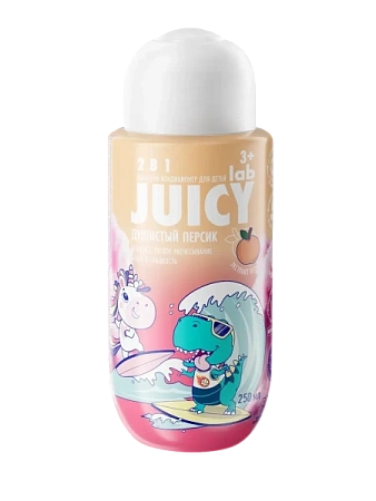 ✔️SPLAT Juicy Шампунь-кондиционер 2в1 250мл Душистый персик  3+ - купить за  в г. Махачкале
