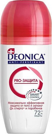 ✔️Deonica женский антиперспирант-ролик 50мл Pro-Защита, без спирта, до 72 часов защиты - купить за  в г. Махачкале