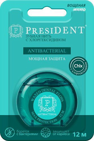 ✔️PRESIDENT Зубная нить 12м - купить за  в г. Махачкале