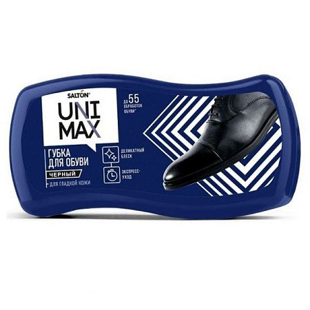 ✔️САЛТОН UNIMAX Губка д/гладкой кожи Черный - купить за  в г. Махачкале