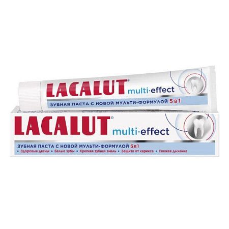 ✔️LACALUT multi-effect зубная паста, 75мл (666223) - купить за  в г. Махачкале